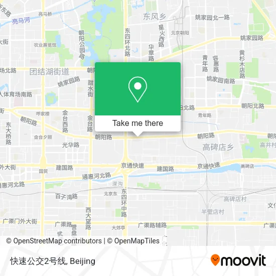 快速公交2号线 map