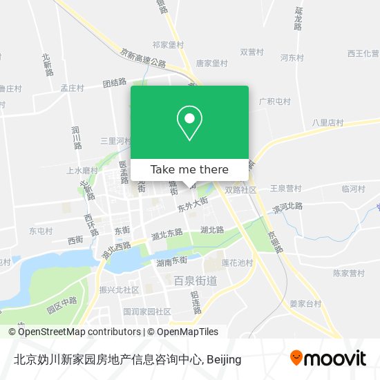 北京妫川新家园房地产信息咨询中心 map