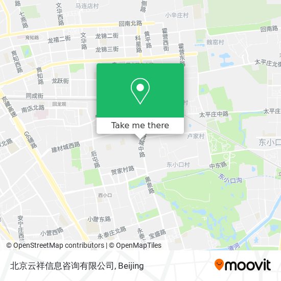 北京云祥信息咨询有限公司 map
