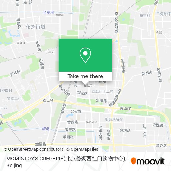 MOMI&TOY'S CREPERIE(北京荟聚西红门购物中心) map