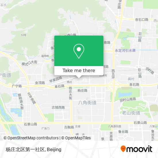 杨庄北区第一社区 map