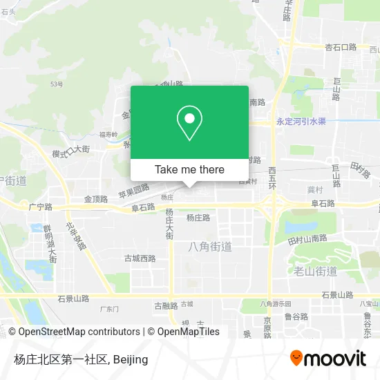 杨庄北区第一社区 map