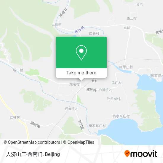 人济山庄-西南门 map