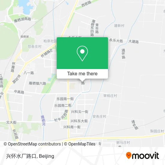 兴怀水厂路口 map