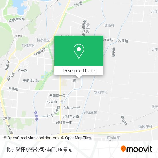 北京兴怀水务公司-南门 map