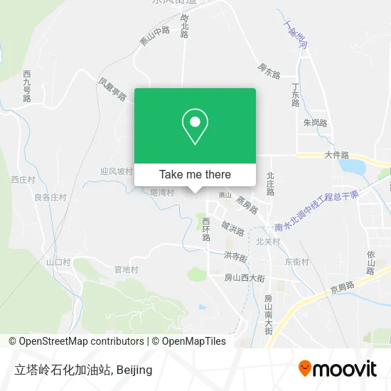 立塔岭石化加油站 map