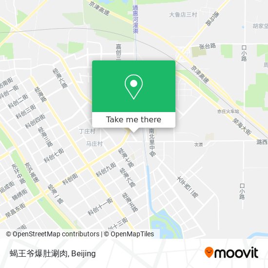 蝎王爷爆肚涮肉 map