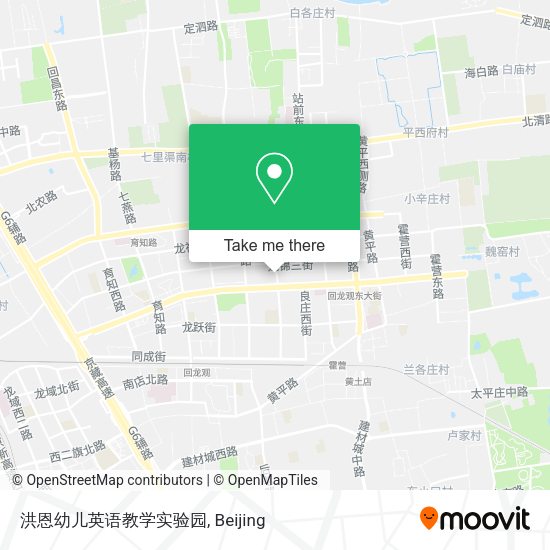 洪恩幼儿英语教学实验园 map