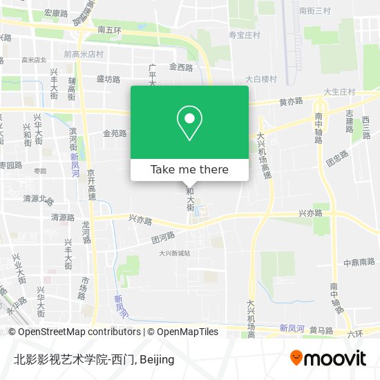 北影影视艺术学院-西门 map