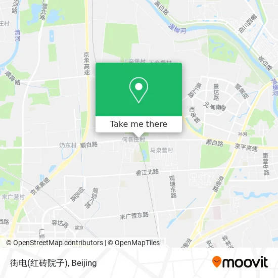 街电(红砖院子) map