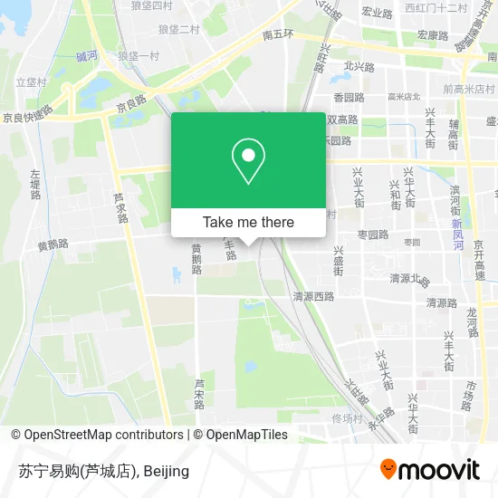 苏宁易购(芦城店) map