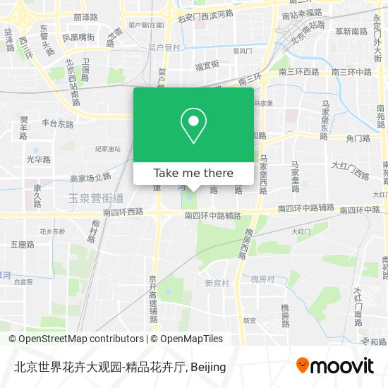 北京世界花卉大观园-精品花卉厅 map