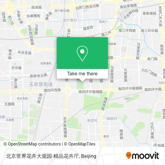 北京世界花卉大观园-精品花卉厅 map