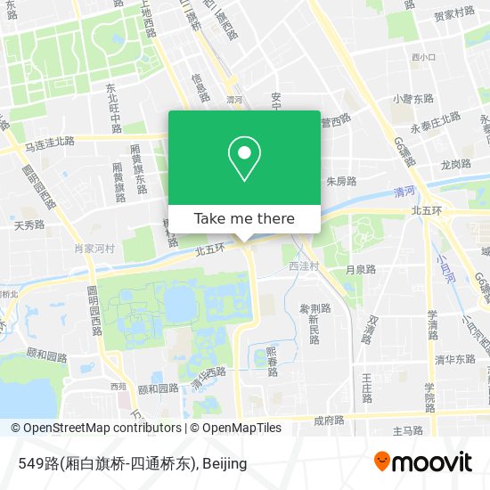 549路(厢白旗桥-四通桥东) map