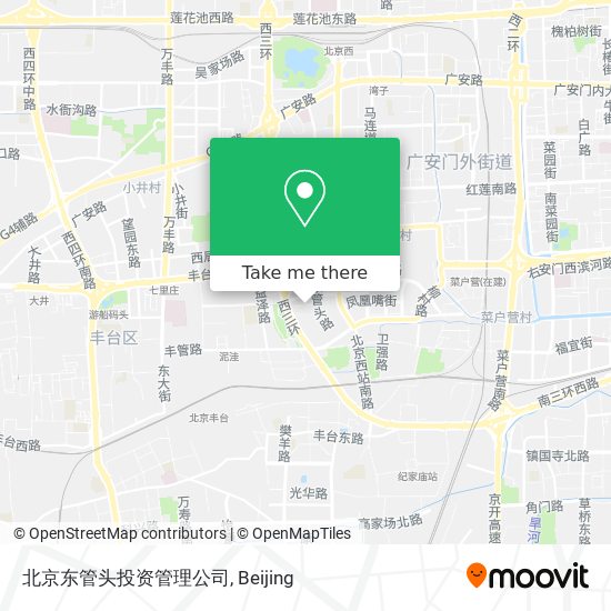 北京东管头投资管理公司 map