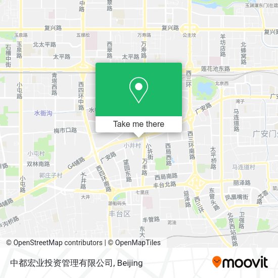中都宏业投资管理有限公司 map