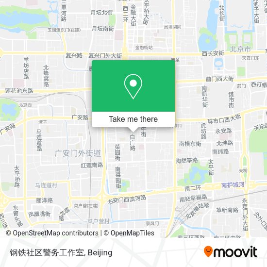 钢铁社区警务工作室 map