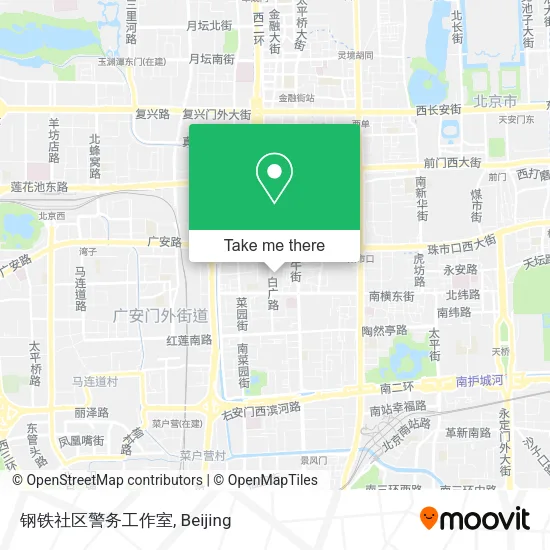 钢铁社区警务工作室 map