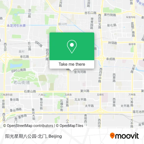 阳光星期八公园-北门 map