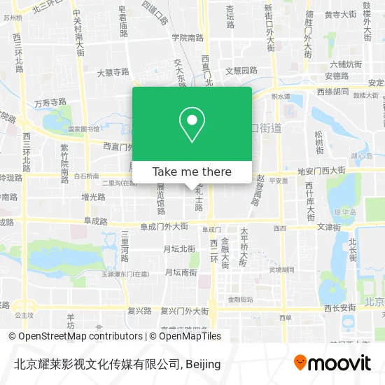 北京耀莱影视文化传媒有限公司 map