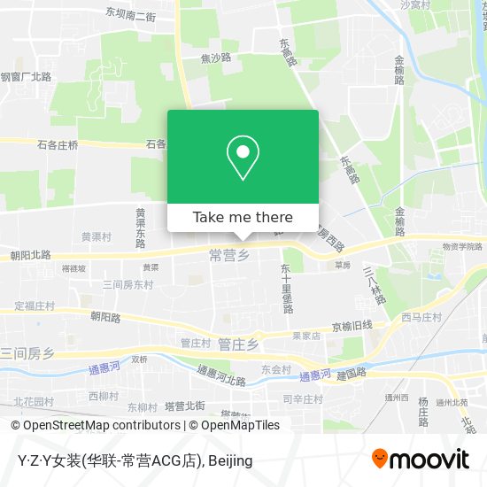 Y·Z·Y女装(华联-常营ACG店) map