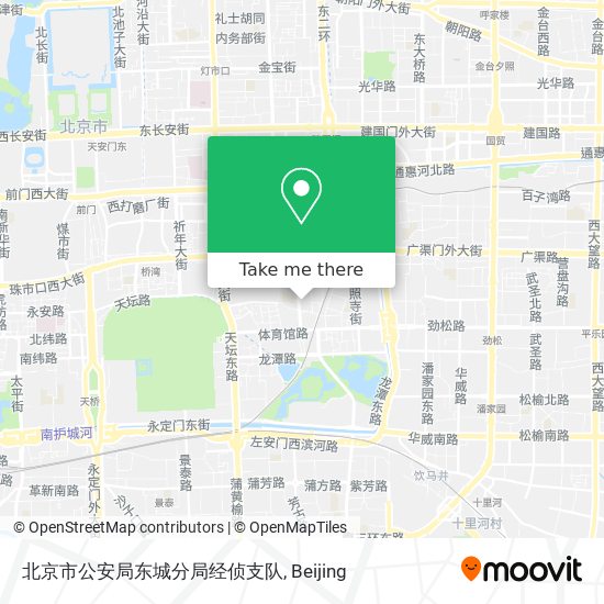 北京市公安局东城分局经侦支队 map