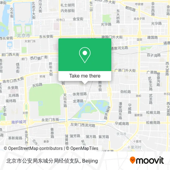 北京市公安局东城分局经侦支队 map