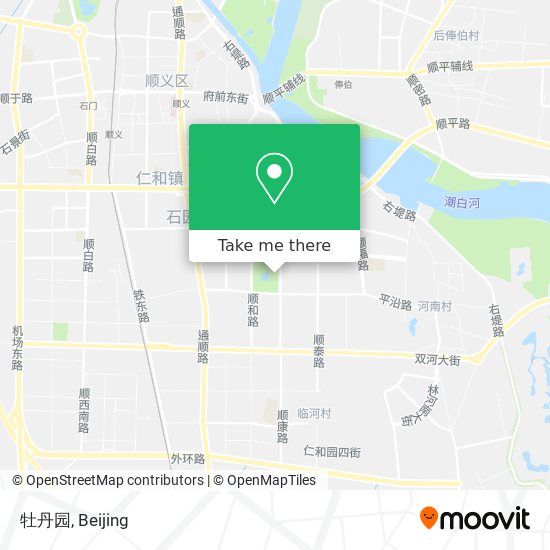 牡丹园 map