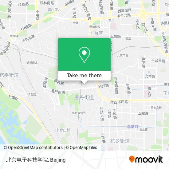 北京电子科技学院 map