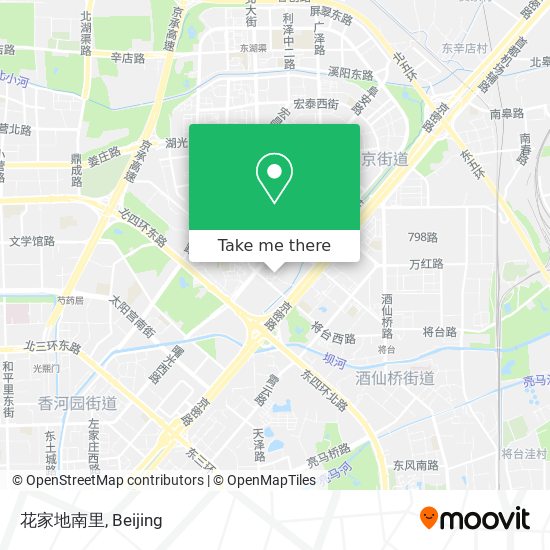 花家地南里 map