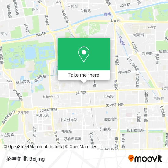 拾年咖啡 map