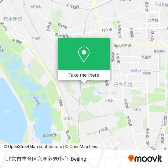 北京市丰台区六圈养老中心 map