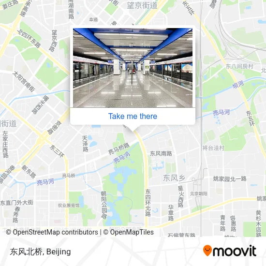 东风北桥 map