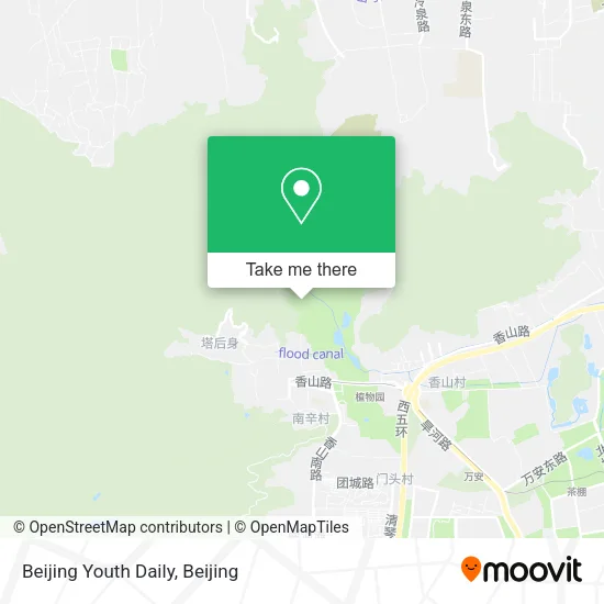 Beijing Youth Daily map