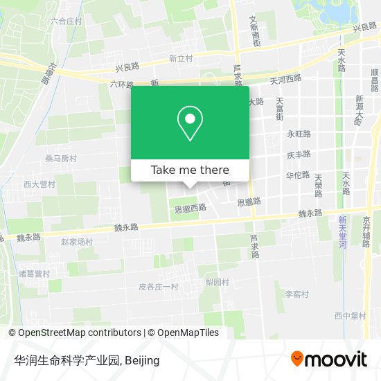 华润生命科学产业园 map
