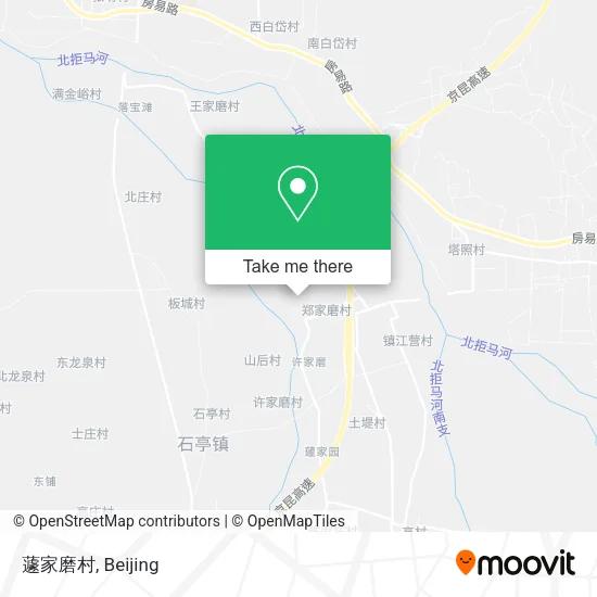 蘧家磨村 map