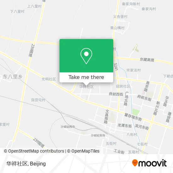 华祥社区 map