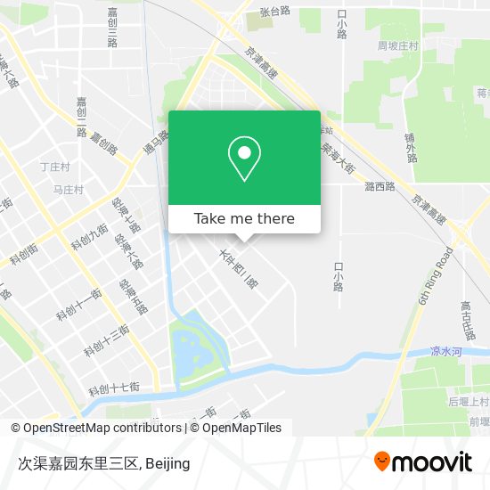 次渠嘉园东里三区 map