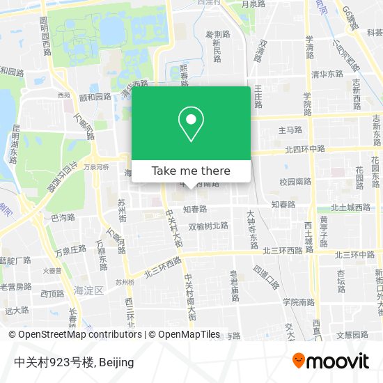 中关村923号楼 map