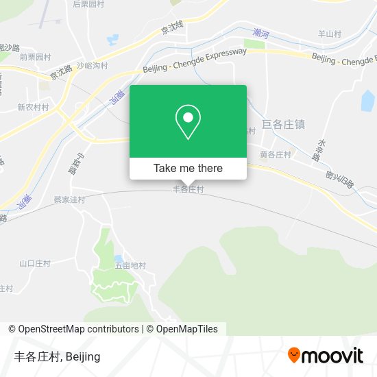 丰各庄村 map