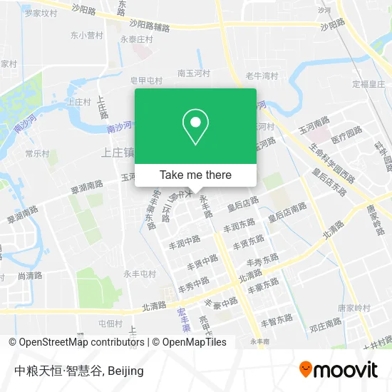 中粮天恒·智慧谷 map