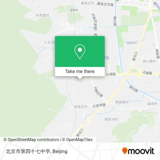 北京市第四十七中学 map