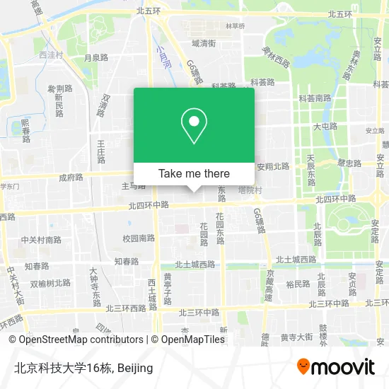 北京科技大学16栋 map