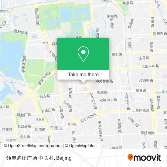 领展购物广场·中关村 map