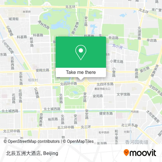 北辰五洲大酒店 map