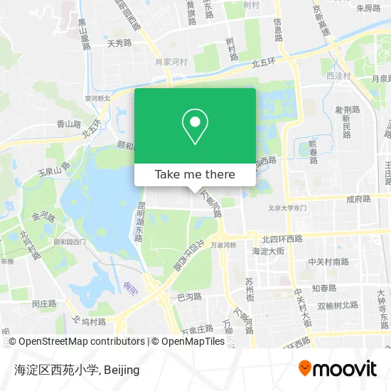 海淀区西苑小学 map