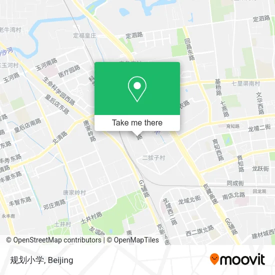 规划小学 map