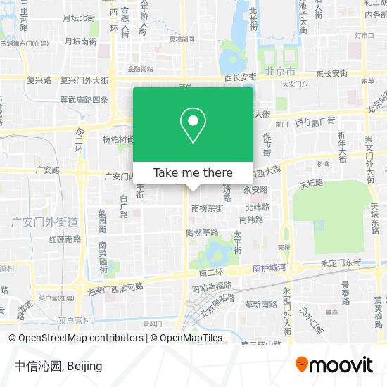 中信沁园 map