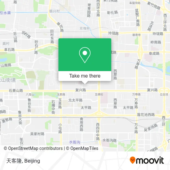 天客隆 map