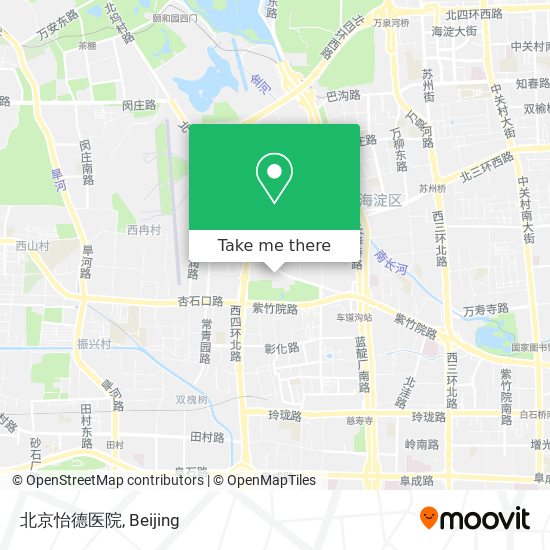 北京怡德医院 map